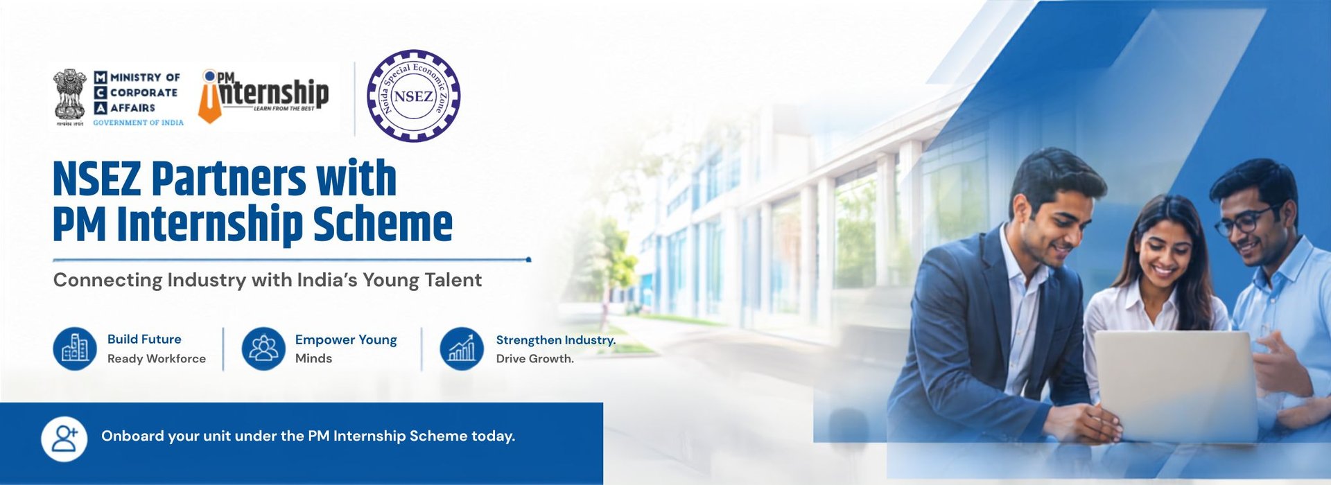 NSEZ partners with the PM Internship Scheme — connecting industry with India's young talent
