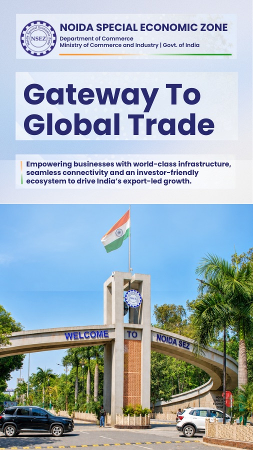 NSEZ — Gateway to Global Trade. Empowering businesses with world-class infrastructure, seamless connectivity and an investor-friendly ecosystem to drive India's export-led growth.