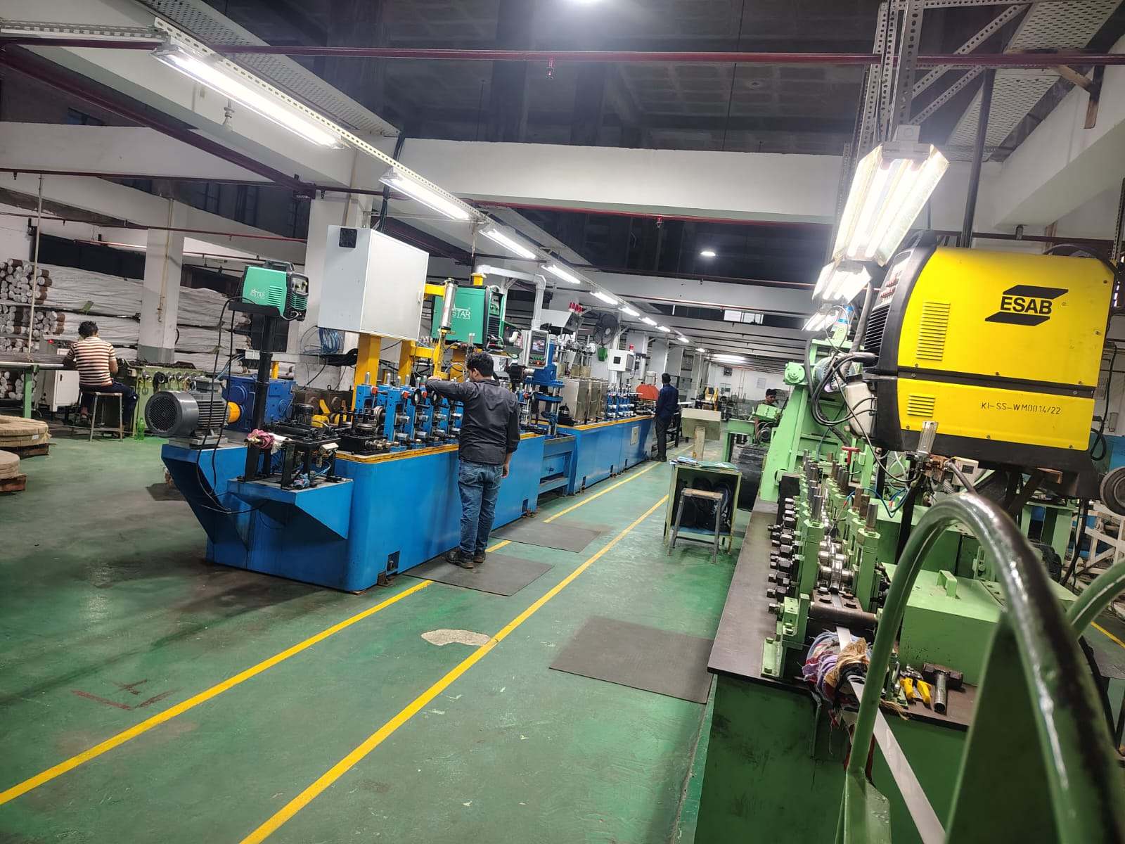 Carbon fibre production line