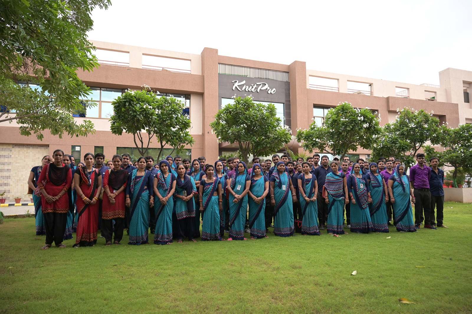 Women employees at the unit